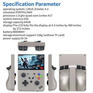 -2 Retro 4.3-inch HD Màn hình LCD cầm tay Video <span class=keywords><strong>Game</strong></span> Console 1200mAh pin được xây dựng trong 10000 trò chơi 3D Nhà PSP PS1 mô phỏng - Product Image 2