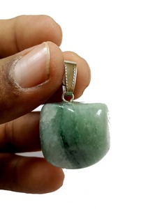 Green Aventurine <b>Stone</b> Pendant Tumbled Crystal Pebble Gemstone Necklace for Healing Wholesale Supplier - Product Image 2