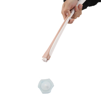 Ensemble de brosse de toilette jetable Baguette de nettoyage de cuvette de toilette écologique avec support avec recharges de nettoyant Système de nettoyage de salle de bain