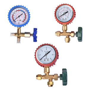 Manomètre de pression pour climatisation CT-466 CT-488, valve de remplissage de réfrigérant, utilisation automobile, construction en acier - Product Image 1