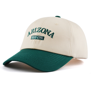 Two Color <strong>Pre</strong> <strong>Curved</strong> Brim Custom Embroidery logo Mens <strong>Unstructured</strong> Baseball Dad <strong>Hats</strong> Caps From China - Product Image 3