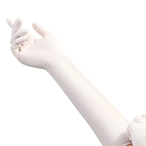 ถุงมือไนไตรล์ 15 นิ้ว ยาวพิเศษ หนา กันน้ำ ทนทาน สำหรับล้างจานในครัว - Product Image 1