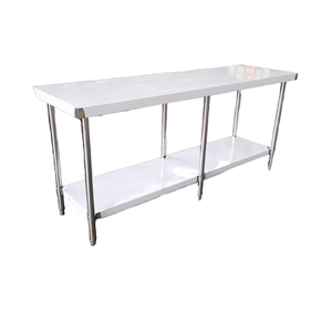 <span class=keywords><strong>Table</strong></span> en acier inoxydable Cuisine commerciale Restaurant industriel <span class=keywords><strong>Table</strong></span> de cuisine <span class=keywords><strong>sur</strong></span> roulettes - Product Image 4