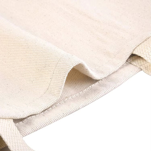 Sacs de courses en coton biologique 100% recyclé, sacs fourre-tout réutilisables en toile de coton, vente en gros avec logo imprimé personnalisé - Product Image 6