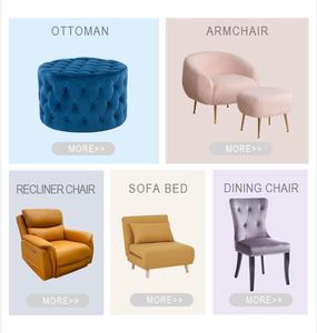 Canapé-lit simple gris confortable et <span class=keywords><strong>pliable</strong></span> en tissu pour appartement et hôtel, facilement extensible pour la famille - Product Image 5