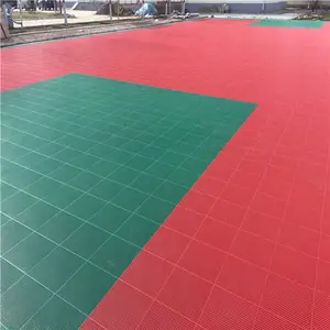 Volle größe tennisplätze aus modulares hänge oberfläche fliesen Komfortabel und Langlebig Tennisplatz Im Freien Boden