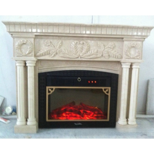 Mueble de <span class=keywords><strong>Chimenea</strong></span> de Estilo Europeo con Columnas Talladas en Mármol, Decoración para <span class=keywords><strong>Chimenea</strong></span>, Adorno para <span class=keywords><strong>Chimenea</strong></span>, Núcleo de <span class=keywords><strong>Chimenea</strong></span> - Product Image 2