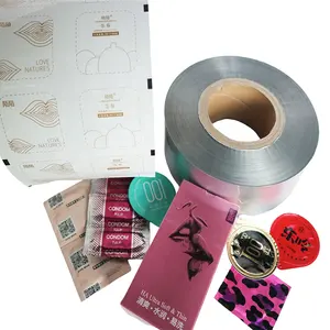사용자 정의 인쇄 콘돔 포장 comdom 가장 얇은 콘돔 적층 재료 및 기능