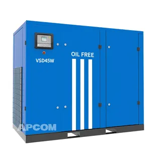 45KW APCOM 60HP Compresor Oilfree 60 HP 45 KW Air Compressor Oil Free