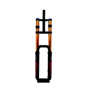 Fourche de <span class=keywords><strong>VTT</strong></span> DH 3.0IN avec <span class=keywords><strong>suspension</strong></span> à air, amortissement à l'huile et réglage du rebond, pour pneus 27.5 et 29ER, axe 110*15MM, en alliage - Product Image 6
