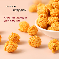 Popcorn au citron salé, saveur sucrée, riche en protéines, sain, sans OGM, sans gluten, certifié HALAL, emballage en baril, OEM