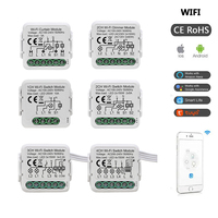 Module de relais intelligent Wi-Fi ABUK CE RoHS pour la maison connectée, interrupteur tactile Tuya, variateur de lumière bidirectionnel, tridirectionnel, quadridirectionnel