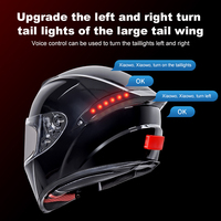 Avec AI Dialogue Caméra Casque Tactique Caméra Casque 4K Caméra Casque Moto Caméra Casque Bleu Toother Caméra Deux DOT