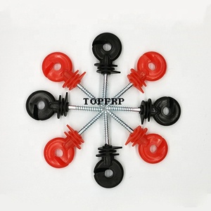 Black Self-Tapping <b>Plastic</b> <b>Fence</b> Post Insulator - Product Image 6