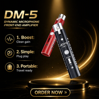 Amplificateur de microphone dynamique JOYO DM-5, amplificateur de signal de microphone