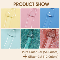 ZRKGEL Échantillon Gratuit 15ml 66 Couleurs Édition Spéciale Bouteille Ours Gel UV Non Toxique Longue Durée Kit Professionnel de Vernis à Ongles
