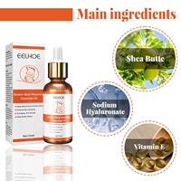 EELHOE Huile 100% Naturelle à Base de Plantes, Vitamine E et Acide Hyaluronique, Effet Lifting et Raffermissant, Élimination des Cicatrices et Vergetures