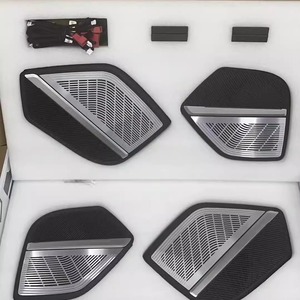 B&amp;O Style Illuminated Metal <strong>Speaker</strong> Grille for <strong>Audi</strong> A6L A7L Q5L Q7 Q8 Multi-Color Ambient Light Retrofit Kit - Product Image 4