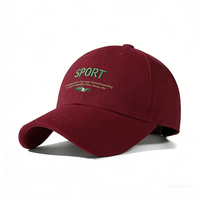 Casquette de baseball unisexe en daim imprimée personnalisée avec étiquette privée, style américain à 6 panneaux