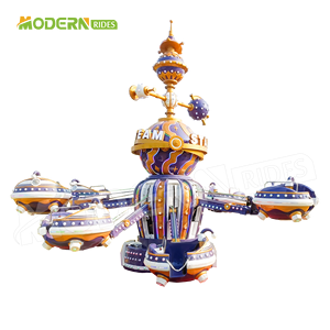 Manège d'attraction de haute qualité pour parc d'attractions, avion rotatif mécanique à commande individuelle pour enfants, idéal pour carnaval et fête foraine, à vendre - Product Image 3