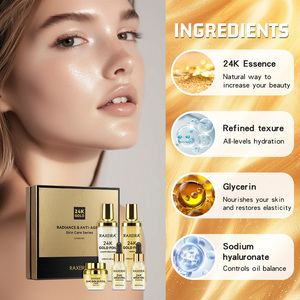 Offre Spéciale 24K Gold Anti-âge Ensemble de soins du visage de marque privée soins de la peau sérum pour le visage ensemble de soins de la peau ensemble de sérum pour le visage - Product Image 5