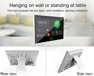 7-inch toàn màn hình tuya nhà thông minh không dây an ninh Hệ thống báo động 4G Wifi cảm ứng lớn xách tay ABS vật liệu - Product Image 5