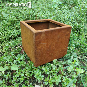 Paysage Corten Acier Rusty Métal Arbre Plantes Planteur Lit <span class=keywords><strong>Surélevé</strong></span> Pour Projets Paysagers - Product Image 3