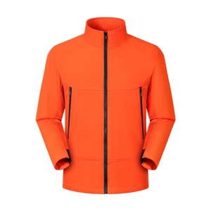 Men's Women's Waterproof <strong>Soft</strong> <strong>Shell</strong> <strong>Hooded</strong> <strong>Jacket</strong> Winter Windproof Warm Fleece Breathable Stand Zipper Appliques Front Chinese - Product Image 6