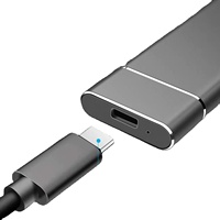 قرص صلب خارجي محمول عالي السرعة بسعة 4 تيرابايت للكمبيوتر الشخصي، منفذ USB 3.0 من نوع C للحواسيب المحمولة مع ميزات تخزين البيانات