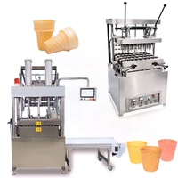 Nouvelle machine à cornets de crème glacée : prix, fabrication de cornets roulés, machine à cornets gaufrettes, directement de l'usine