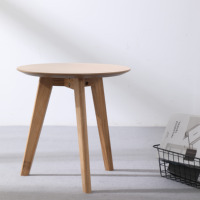 Großhandel Fabrik Modernes Wohnzimmer Dreieckiger Eck-Beistell tisch Kleiner Naturholzdreieck-Couch tisch
