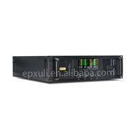 Amplificateur de puissance AD412 3U 4 canaux * 1200W RMS avec écran LCD HD 5,5'' et transformateur en aluminium plaqué cuivre pour scène, live, bar