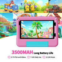 Barato 7 pulgadas Octa Core Tablet Android niños RAM 8GB + 5Gwifi pantalla táctil con tarjeta Sim tableta resistente educación Tablet Pc