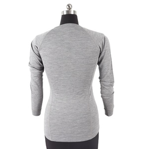 Venta caliente <span class=keywords><strong>Merino</strong></span> Wool <span class=keywords><strong>Mujer</strong></span> Ropa interior Baselayer Camiseta - Product Image 2