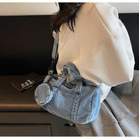 Sacs en jean tendance pour femmes, sacs à bandoulière portables pour femmes, sacs à main de créateur pour femmes avec pochette, sacs à main pour femmes
