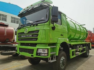 Camión de Succión de Aguas Residuales SHACMAN de 15 Metros Cúbicos con Bomba de Vacío para Limpieza - Product Image 3