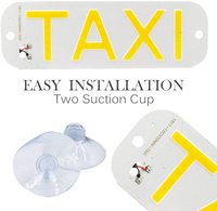 Universal 12V Taxi Light Led Voiture Pare-Brise Cabine Indicateur Lampe Pare-Brise COB Taxi Avertissement Signal Lumineux