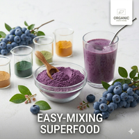 Groothandel Bulk 100% Zuivere Natuurlijke Voedingskwaliteit Blauwe Bes Fruitpoeder Instant Vriesgedroogd Oplosbaar Trommelverpakking