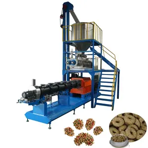 China stainless steel cat feed manufacture machine/pet food maker / poultry food making plant