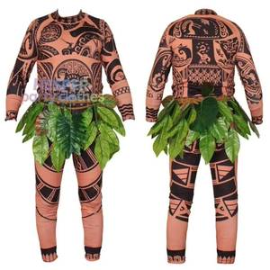 Ensemble de costumes d'Halloween Moana, très demandé, pour le commerce international, incluant des robes inspirées d'Elsa et de Princesse Fantaisie - Product Image 1