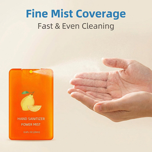 Flacons de parfum en plastique avec pulvérisateur à brume fine pour emballage cosmétique, flacon pulvérisateur de type carte pour désinfectant pour les mains - Product Image 5