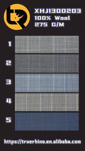 新款上市超级120s 100羊毛面料有机精纺羊毛面料格子款式定制夹克套装 - Product Image 2