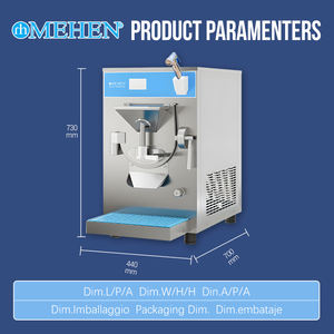Machine à gelato et sorbet Mehnen M5, congélateur à crème glacée multifonctionnel, utilisation polyvalente - Product Image 2