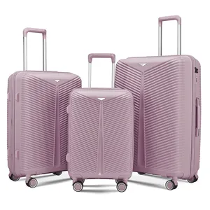 Olivi Wholesale PP Travel Trolley Luggage Expandable Polypropylene Bag Carry On Suitcase Sets Universal Silent Wheel Luggage