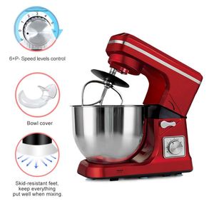 Hogar cocina OEM Impastatrice Aid 4.5L 5.5L Acero inoxidable tazón para mezclar soporte proveedor de alimentos mezclador artesanal - Product Image 2