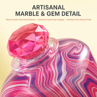Bouteille de parfum décorative en forme de jouet souple, motif marbré coloré, cadeau portable pour enfants et adultes, vente en gros pour comptoirs de détail