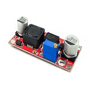 XL6009 DC-DC บูสเตอร์โมดูลบอร์ดสีแดง 5-40V 15W แหล่งจ่ายไฟเอาต์พุตปรับได้ซุปเปอร์ LM2577 สเต็ปอัพ - Product Image 1