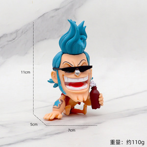 8 Styles Q VER. Figurines de manga assises, 1 pièce, Nika Luffy Sabo Law <span class=keywords><strong>Chopper</strong></span> Roronoa Zoro Sanji Usopp, jouet en PVC, <span class=keywords><strong>figurine</strong></span> d'anime - Product Image 4