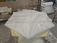 Plaques de plafond acoustiques en fibre de verre, panneaux insonorisants pour bureau, école, hôtel, faux plafond en laine minérale, NRC 0,85+