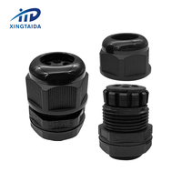 Presse-étoupe électrique multi-trous en nylon de 25 mm avec 6 emplacements, étanche pour câbles solaires